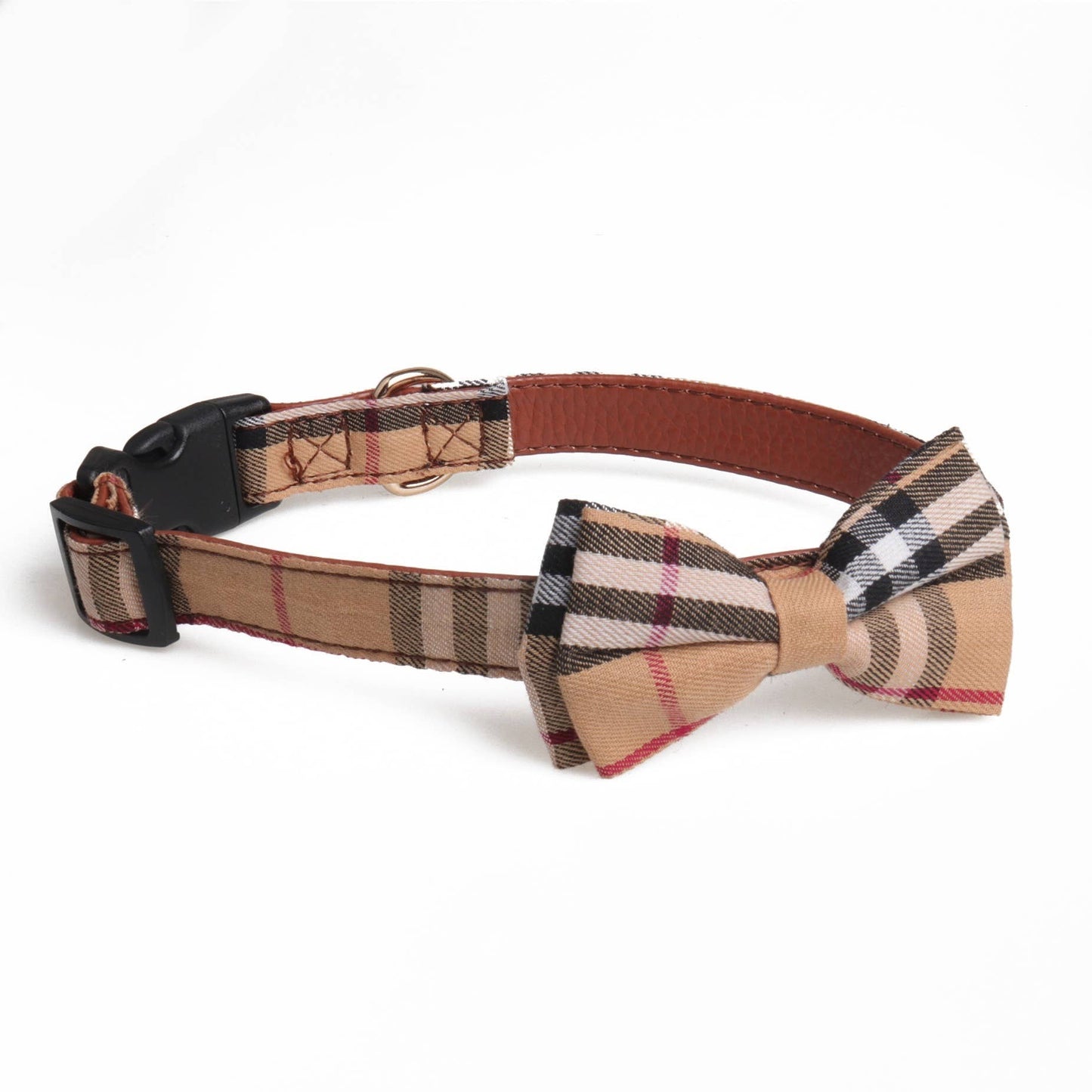 FURBERRY COLLAR WITH BOW TIE