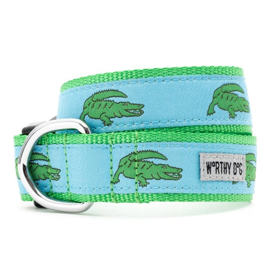 Blue Alligator Collar
