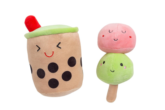 Pearhead - Bubble Tea Dog Toys, Set of 2